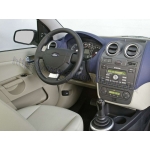 Ford Focus, C-Max, Fiesta, Fusion 2005->, S-Max, Transit, Galaxy 2006->, Kuga 2008-> 2din autórádió beépítőkeret antracit